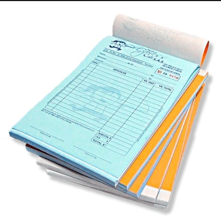 Receipt Book Design